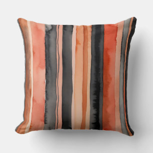 Coussin pêche et bandes noires