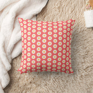 Coussin Pêche Géométrique Points Blancs