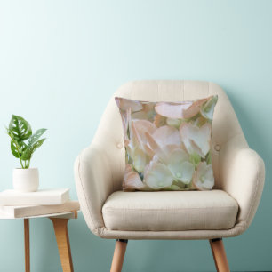 Coussin - Pêche Hydrangeas