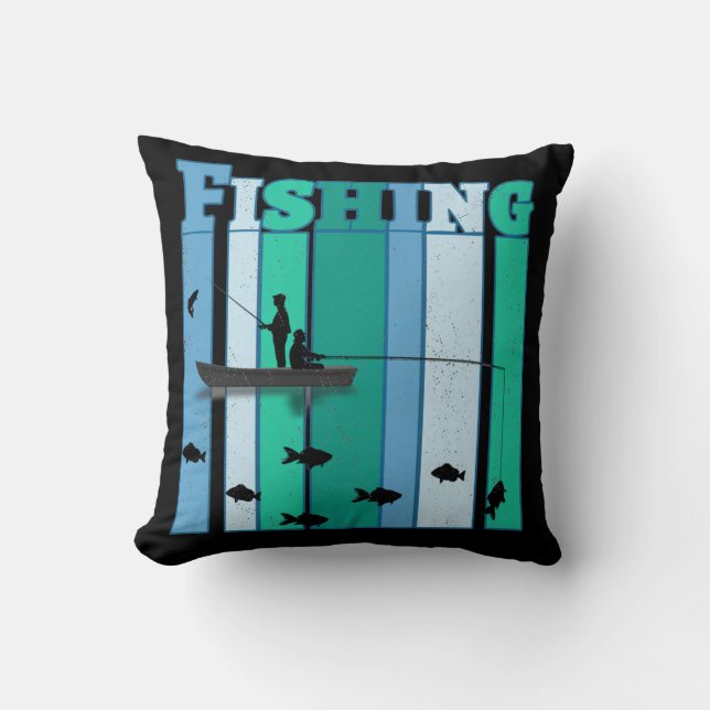 Coussin Pêche | Les meilleurs cadeaux de pêche (Recto)