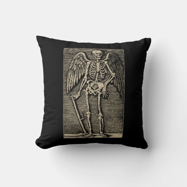 Coussin Pêcher of des Death (Recto)