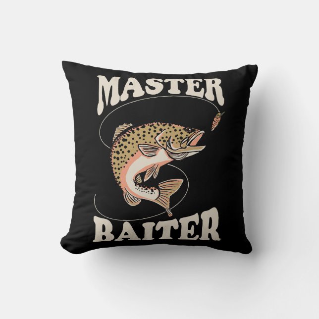 Coussin Pêcheur d'appât Maître (Recto)