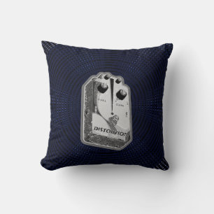 Coussin Pédale De Distorsion De Guitare, Gris/Blanc Tout-