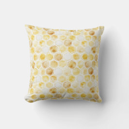 Coussin Peigne jaune or