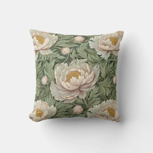 Coussin Peine florale vintage