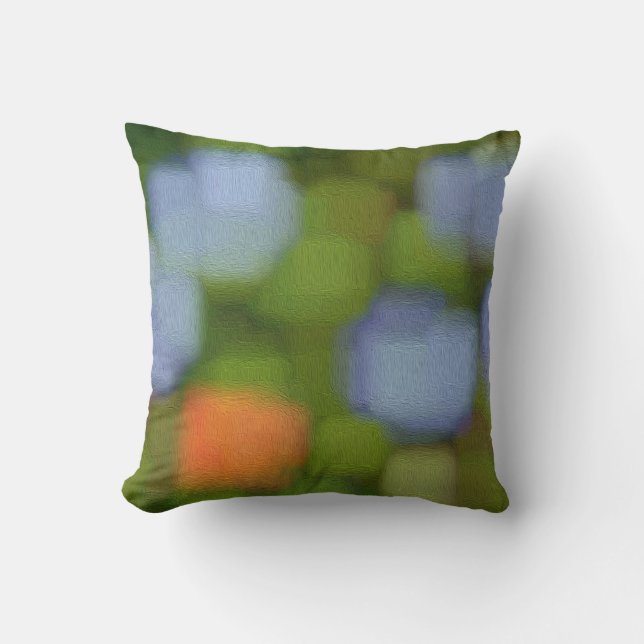 Coussin Peinture Abstraite multicolore (Recto)