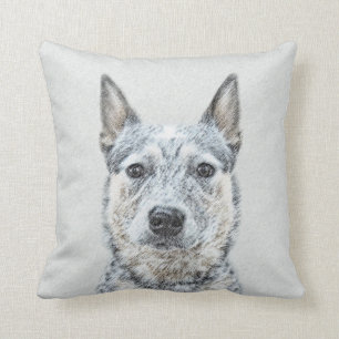 Coussin Peinture australienne sur le chien de bétail - Be