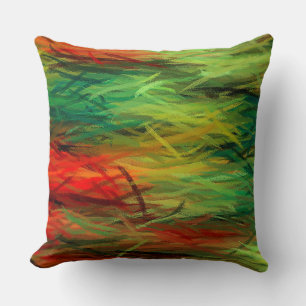 Coussin Peinture colorée Arrière - plan Abstrait #4
