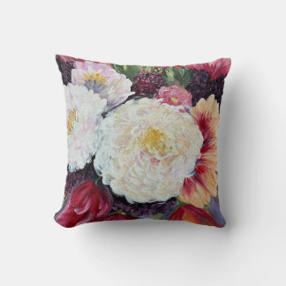 Coussin peinture de fleur Sweet Delight