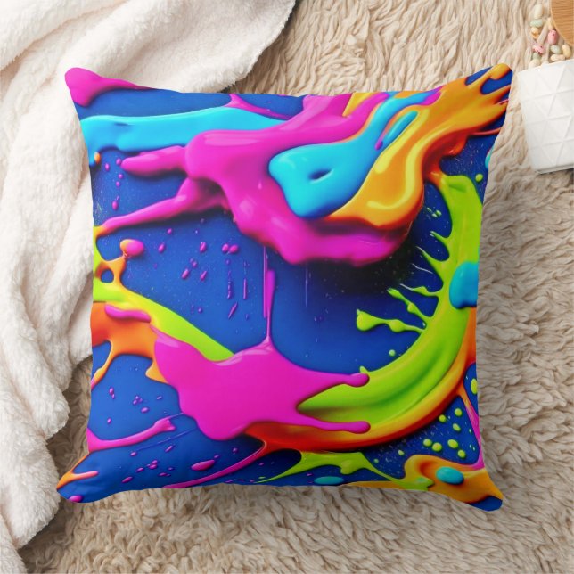 Coussin Peinture de néon (Couverture)