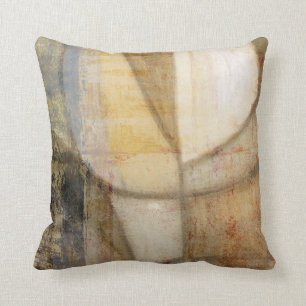 Coussin Peinture de ton texturisée approximative de la