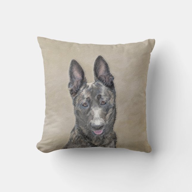 Coussin Peinture hollandaise de berger - Belle art origina (Recto)