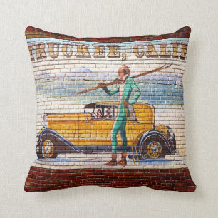 Coussin Peinture murale 2012 de Truckee la Californie