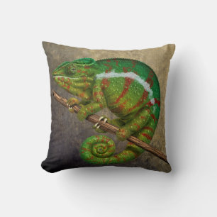 Coussin Peinture numérique Panther Chameleon