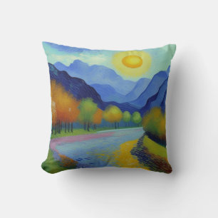Coussin Peinture paysagère