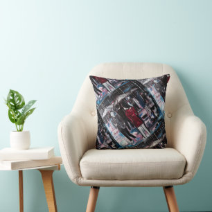 Coussin Peinture Pluie Rétro par Alfred Fox