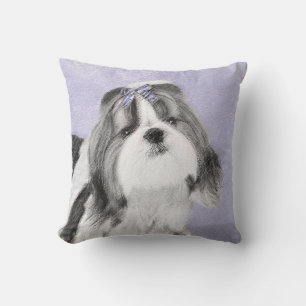 Coussin Peinture Shih Tzu - Cute Original Chien Art
