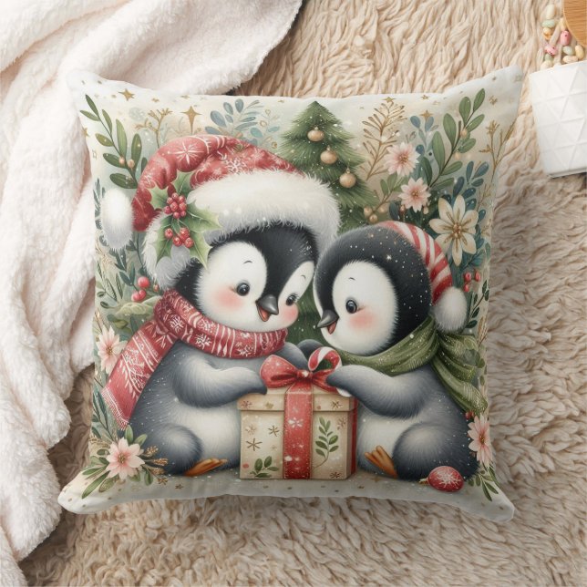 Coussin Penguins de Noël 5 (Couverture)