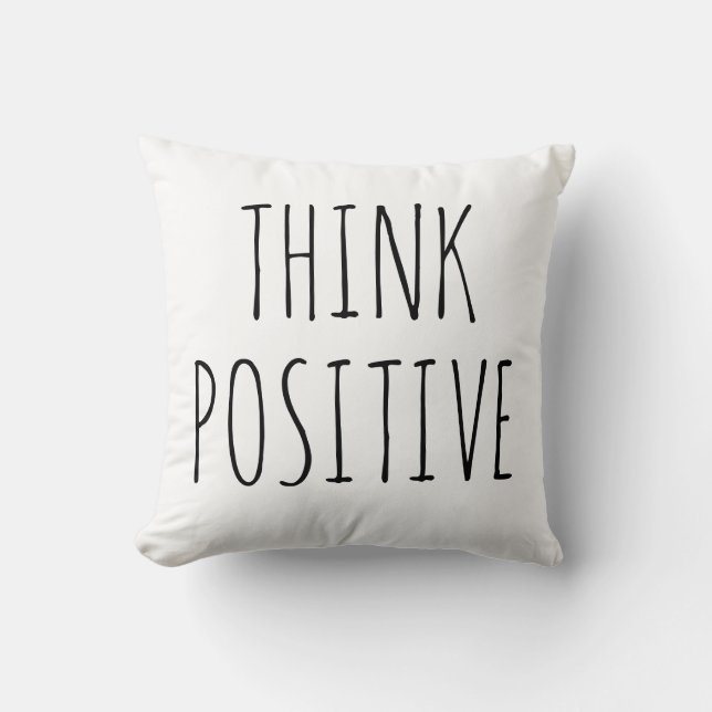 Coussin Pensez positif (Recto)