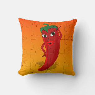 Coussin Pepper Rouge Diva Puzzle