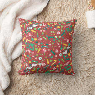 Coussin Peppermint Dreams Snoopy Candy Motif