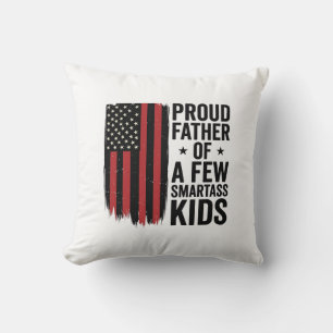 Coussin Père fier de quelques enfants insolents Chemise pa