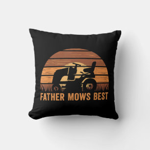 Coussin Père Mows Meilleur soin de pelouse Papa Mowing Gar