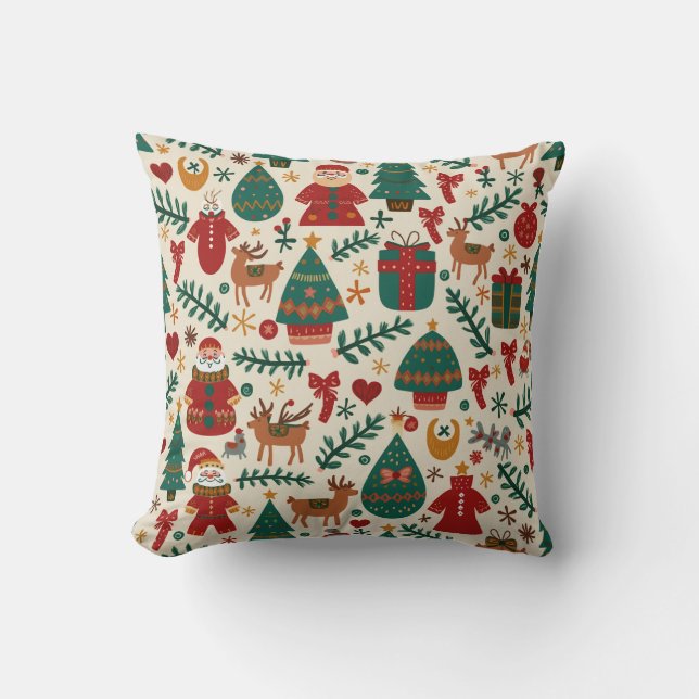 coussin père Noël (Recto)