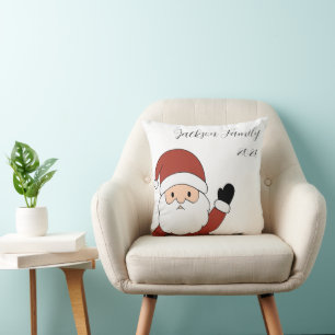 Coussin Père Noël Cosy Personnalisé Noël