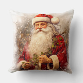 Coussin Père Noël dans la neige