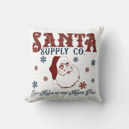 Coussin Père Noël Décor maison de Noël Jeu d'oreiller