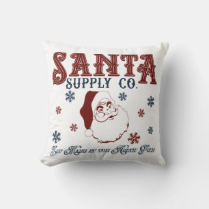 Coussin Père Noël Décor maison de Noël Jeu d'oreiller