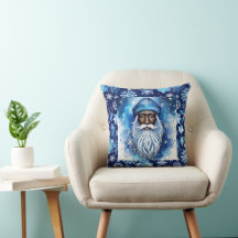 Père Noël en bleu