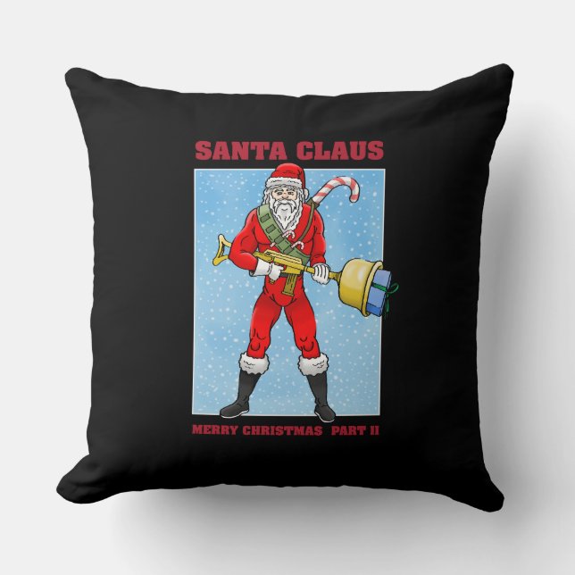 Coussin Père Noël Joyeux Noël Partie 2 (Recto)