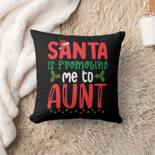 Coussin Père Noël me promeut à la famille de tante Noël