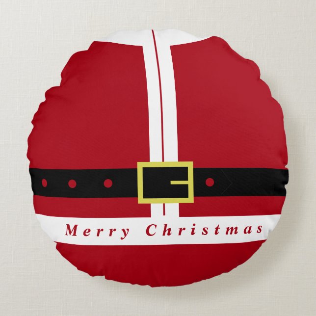 Coussin père Noël Round (Devant)