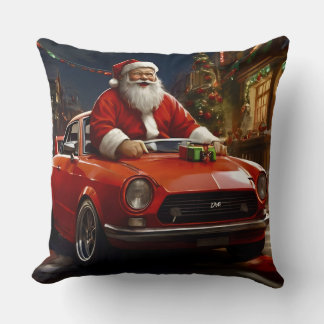 Coussin Père Noël's Little Red Convertible