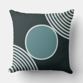 Coussin Perles Motif Dans Les Tons D'Oreiller Gris