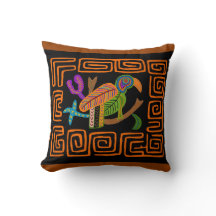 Perroquet tropical Mola Indien Kuna