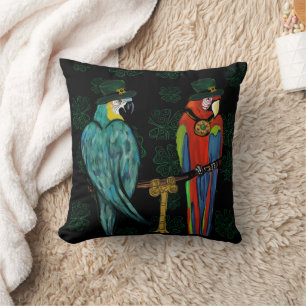 COUSSIN PERROQUETS DE FÊTE
