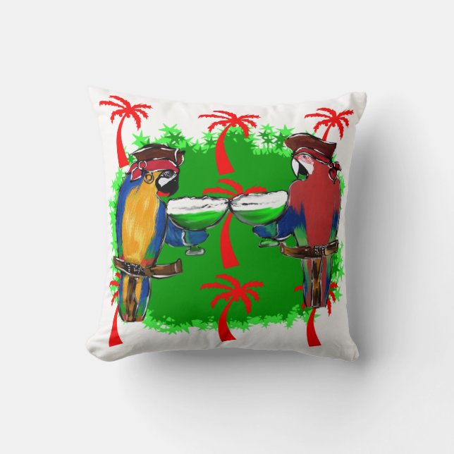 COUSSIN PERROQUETS PIRATES (Recto)