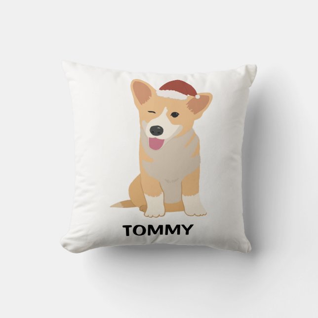 Coussin Personalised Welsh Corgi Cushion (Recto)