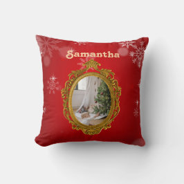 Coussin Personalized Throw Pillow 16" x 16"
