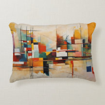 Coussin personnalisable : Abstrait d'inspiration K