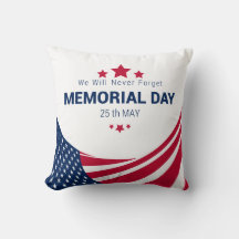 Coussin personnalisable du jour commémoratif