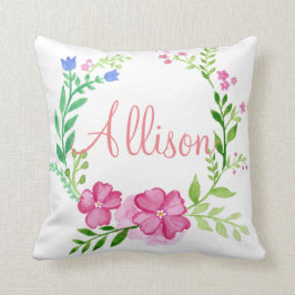 Coussin Personnalisation de la couronne florale