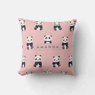 Coussin Personnalisé adorable Motif Panda