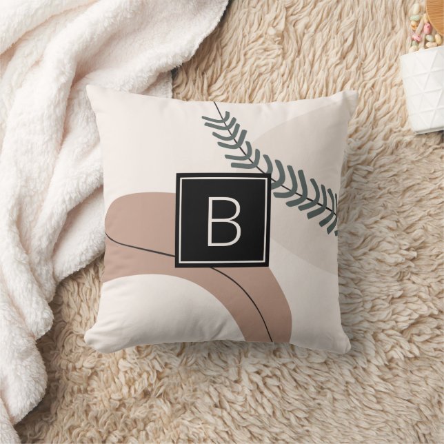 Coussin Personnalisé Art Abstrait Tons Terre (Couverture)