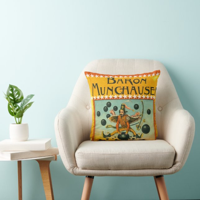 Coussin Personnalisé Boy's Room Flying Circus Man (Chaise)