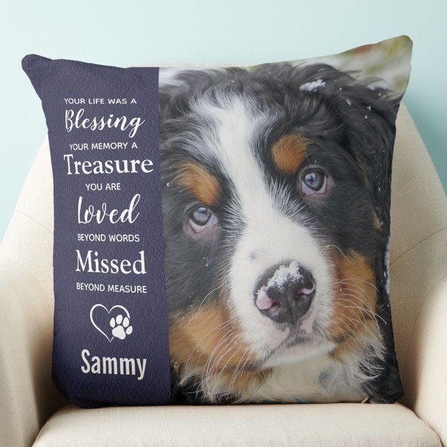 Coussin Personnalisé chien animal de compagnie Memorial Pe (Créateur téléchargé)